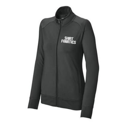 Sport-Tek® Women's Sport-Wick® Stretch Full Zip Jacket- Embroidered