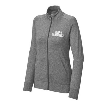 Sport-Tek® Women's Sport-Wick® Stretch Full Zip Jacket- Embroidered