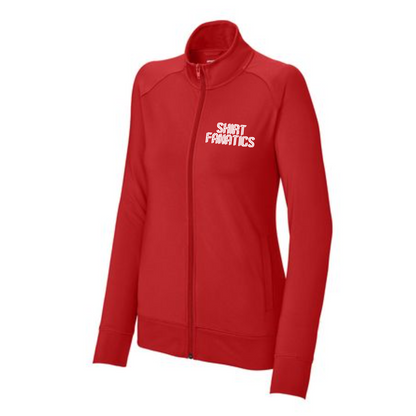 Sport-Tek® Women's Sport-Wick® Stretch Full Zip Jacket- Embroidered