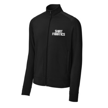 Sport-Tek® Men's Sport-Wick® Stretch Full Zip Jacket- Embroidered