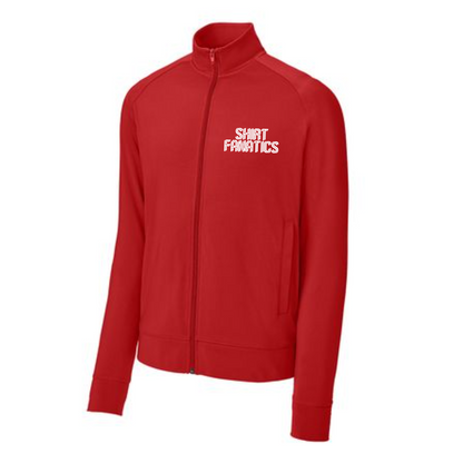 Sport-Tek® Men's Sport-Wick® Stretch Full Zip Jacket- Embroidered