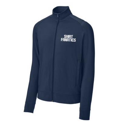 Sport-Tek® Men's Sport-Wick® Stretch Full Zip Jacket- Embroidered