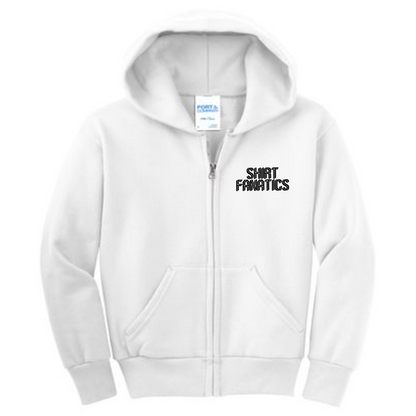 Port & Company Ladies Full Zip Hooded Sweatshirt- Embroidered