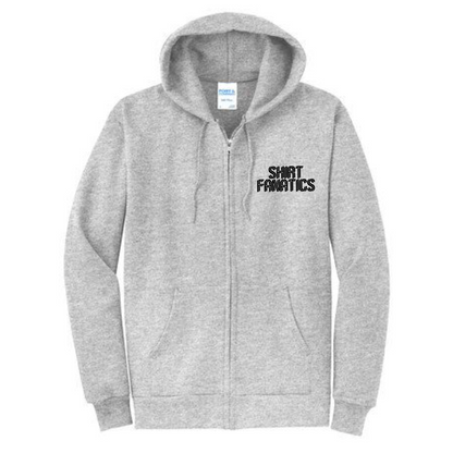 Port & Company Unisex Full Zip Hooded Sweatshirt- Embroidered