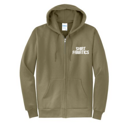Port & Company Unisex Full Zip Hooded Sweatshirt- Embroidered