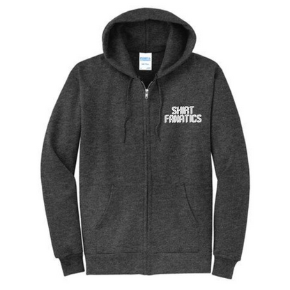 Port & Company Unisex Full Zip Hooded Sweatshirt- Embroidered
