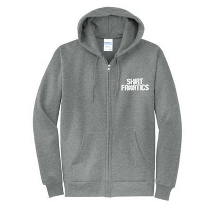 Port & Company Unisex Full Zip Hooded Sweatshirt- Embroidered