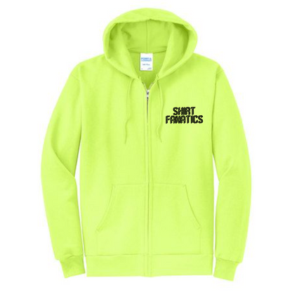 Port & Company Unisex Full Zip Hooded Sweatshirt- Embroidered