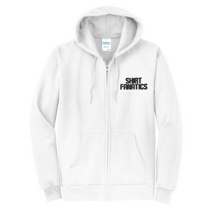 Port & Company Unisex Full Zip Hooded Sweatshirt- Embroidered