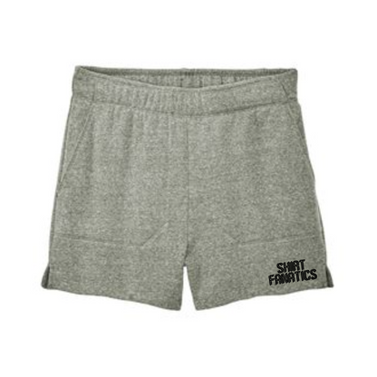 Women's Fleece Shorts- Embroidered