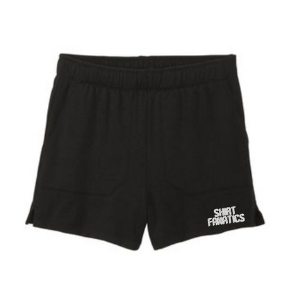 Women's Fleece Shorts- Embroidered