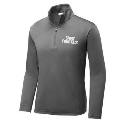 Sport-Tek® Youth Sport-Wick® Stretch 1/4-Zip Pullover- Embroidered