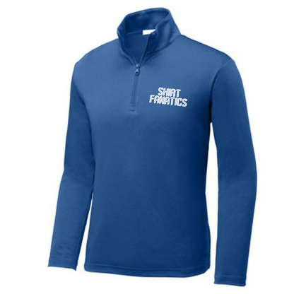 Sport-Tek® Youth Sport-Wick® Stretch 1/4-Zip Pullover- Embroidered