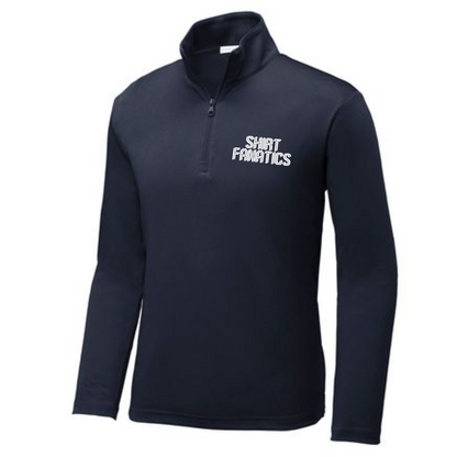 Sport-Tek® Youth Sport-Wick® Stretch 1/4-Zip Pullover- Embroidered