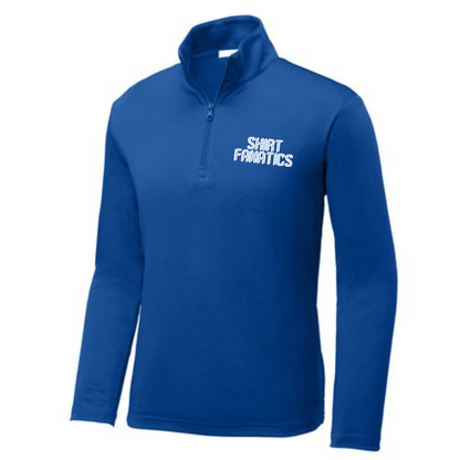 Sport-Tek® Youth Sport-Wick® Stretch 1/4-Zip Pullover- Embroidered