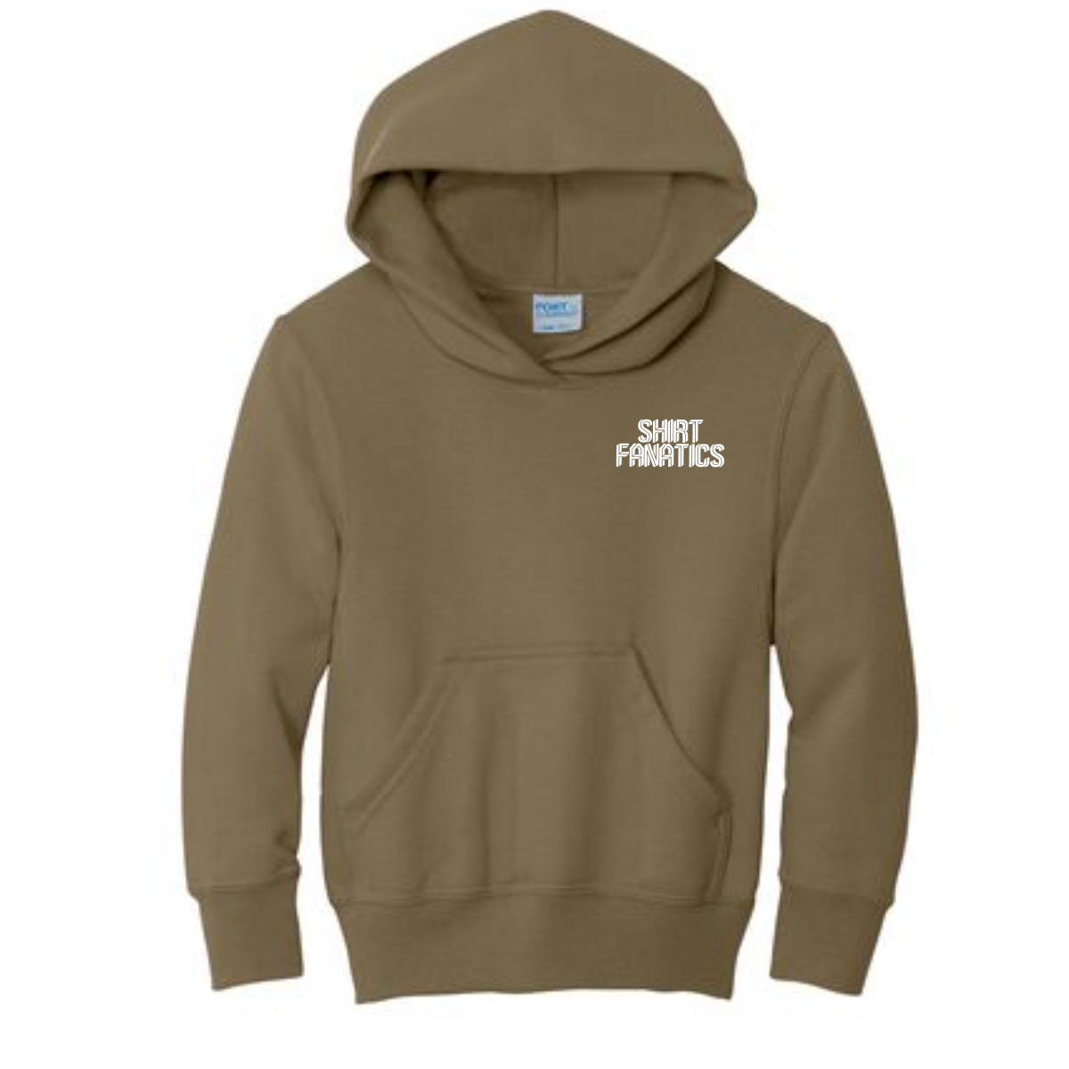 Port & Company Youth Hooded Sweatshirt- Front Left Chest Logo