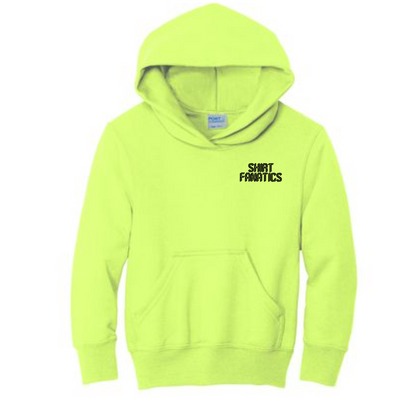 Port & Company Youth Hooded Sweatshirt- Embroidered