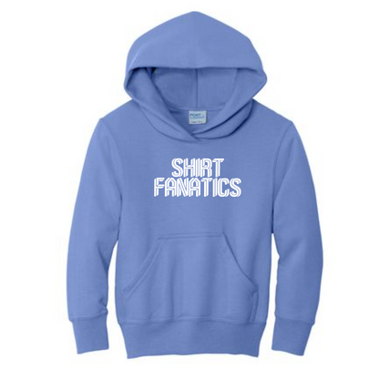 Port & Company Youth Hooded Sweatshirt- Screen Printed