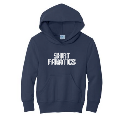 Port & Company Youth Hooded Sweatshirt- Screen Printed