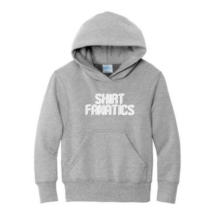 Port & Company Youth Hooded Sweatshirt- Screen Printed