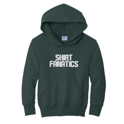 Port & Company Youth Hooded Sweatshirt- Screen Printed