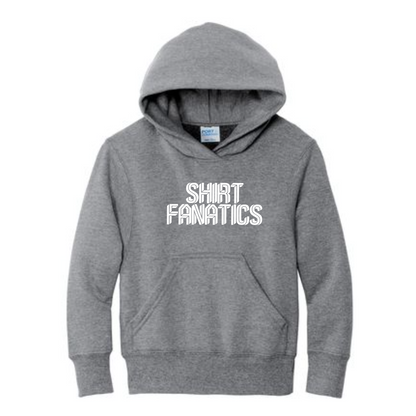 Port & Company Youth Hooded Sweatshirt- Screen Printed