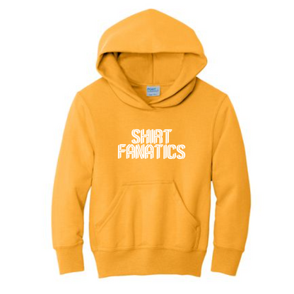 Port & Company Youth Hooded Sweatshirt- Screen Printed