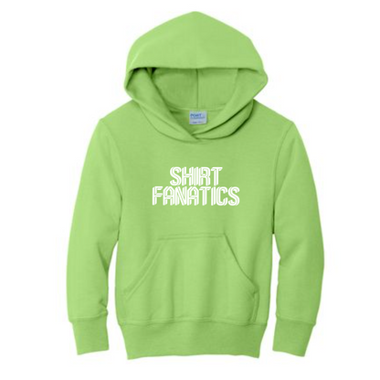 Port & Company Youth Hooded Sweatshirt- Screen Printed