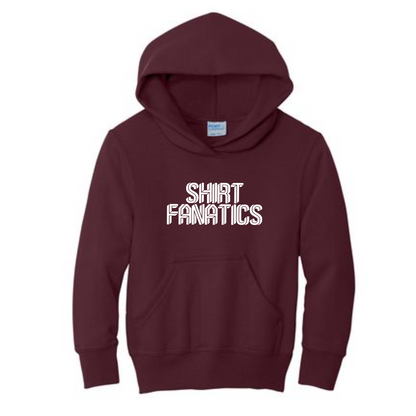 Port & Company Youth Hooded Sweatshirt- Screen Printed