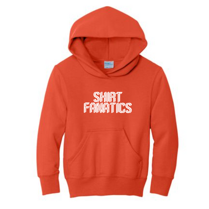 Port & Company Youth Hooded Sweatshirt- Screen Printed