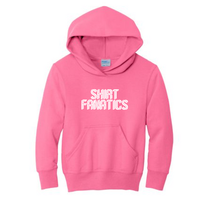 Port & Company Youth Hooded Sweatshirt- Screen Printed