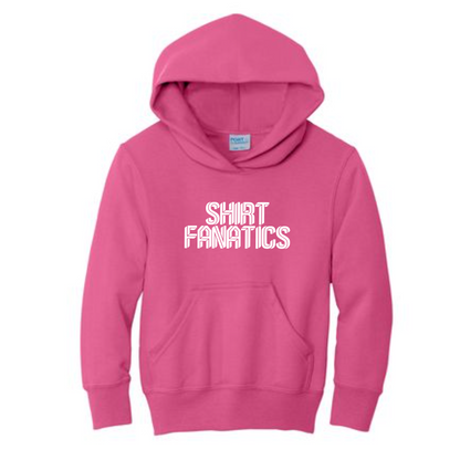 Port & Company Youth Hooded Sweatshirt- Screen Printed