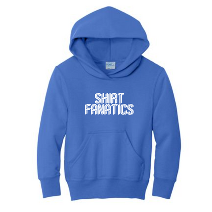 Port & Company Youth Hooded Sweatshirt- Screen Printed