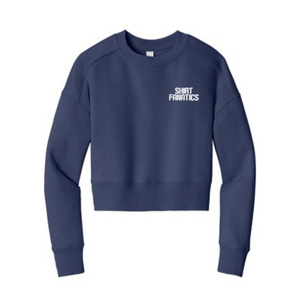 District Women's Cropped Sweatshirt- Embroidered
