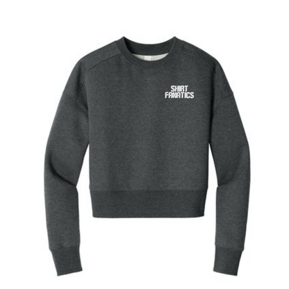 District Women's Cropped Sweatshirt- Embroidered