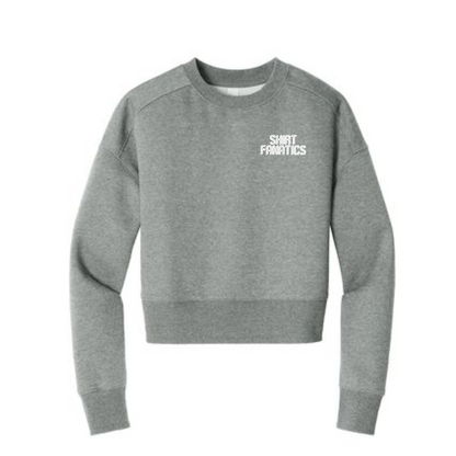 District Women's Cropped Sweatshirt- Embroidered