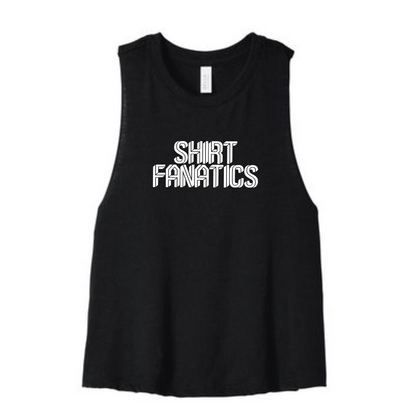 Bella+Canvas Racerback Cropped Tank- Screen Printed