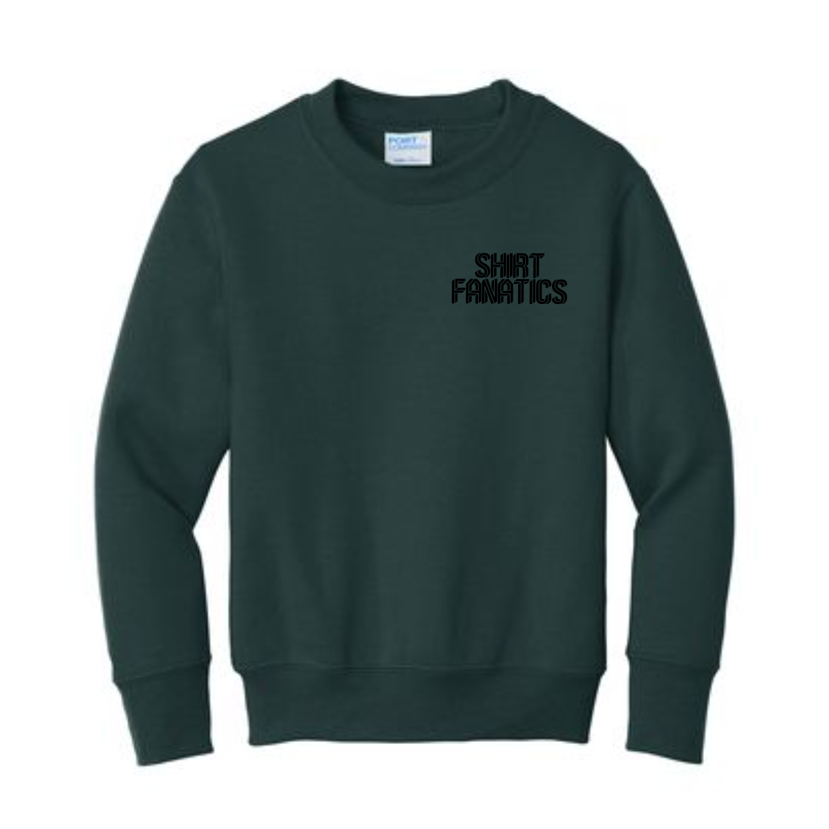 Port & Company Youth Sweatshirt- Front Left Chest
