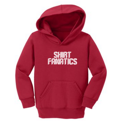 Port & Company Toddler Hooded Sweatshirt- Screen Printed