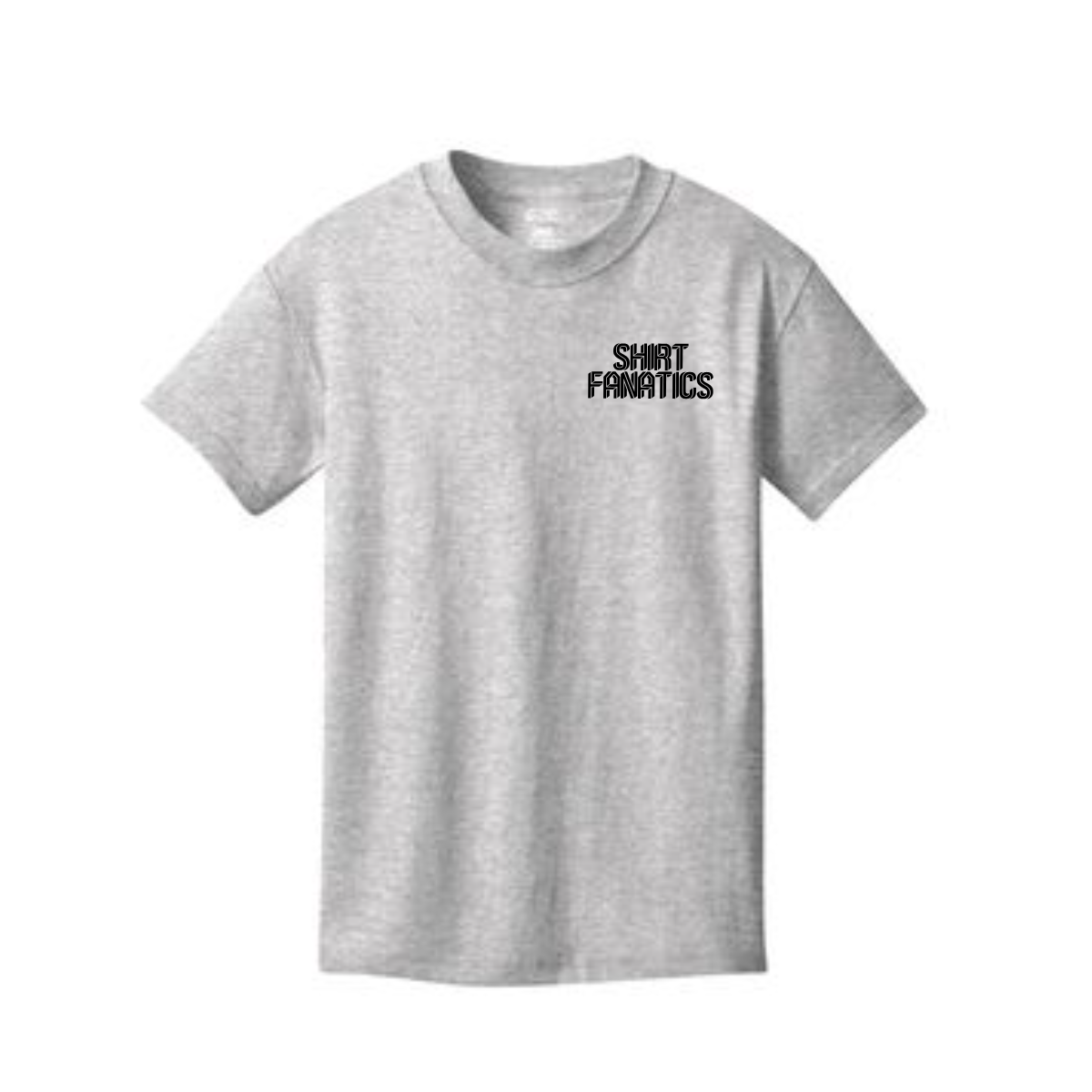 Port & Company Youth Cotton Tee - Front Left Chest Logo