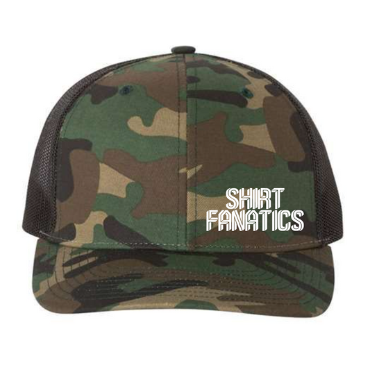 Richardson Camo Printed Trucker Cap