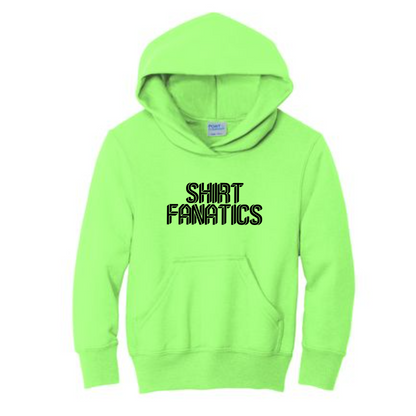 Port & Company Youth Hooded Sweatshirt- Screen Printed